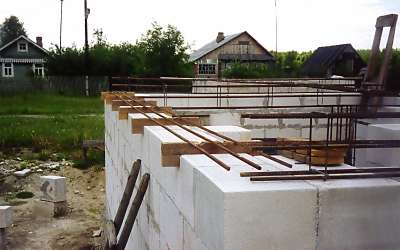 concrete frame construction method
