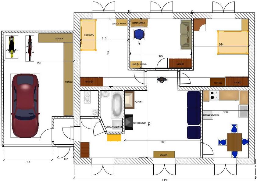 Размер спальни в доме. Размеры комнат в частном доме. Оптимальные Размеры комнат в частном доме. Планировка гаража. Чертеж дома с гаражом.