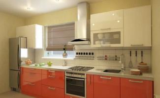 Types and sizes of kitchen sets