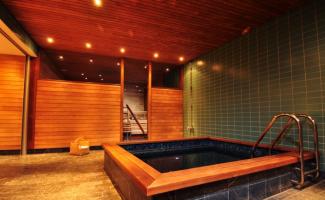 Baie cu sauna si piscina