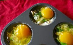 Vejce v troubě Recept na pečení vajec v troubě