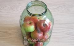 Накиснати ябълки в буркани за зимата Най-простата рецепта за мариноване на ябълки