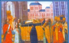 Transferul moaștelor Sfântului Nicolae, Arhiepiscop de Myra, făcător de minuni Sărbătoarea transferului moaștelor Sfântului Nicolae