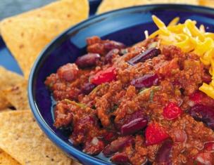 Chili con carne - ingrediente pentru un fel de mâncare mexican și rețete de gătit pas cu pas cu fotografii fasole din bucătăria mexicană