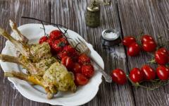 Grilled vegetables, step-by-step recipe with photos