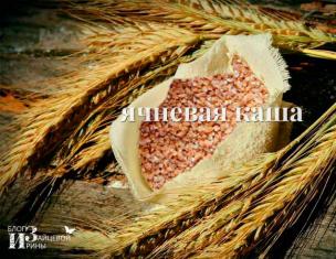 All the value of barley in barley porridge