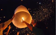 Китайски небесни фенери: история и традиции Как се наричат ​​китайски фенери